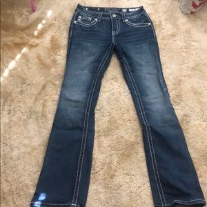 Bootcut Miss Me Jeans. Size 28.